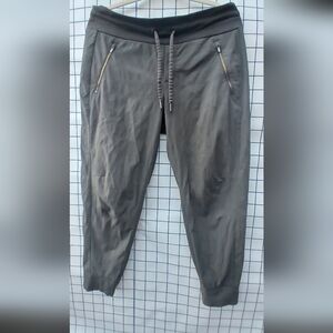 Athleta Gray Sweatpants with Relaxed Fit and Tapered Leg